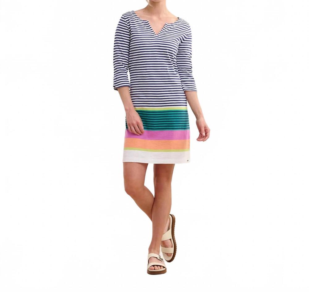 NEW HATLEY women's lucy dress in seaside stripes